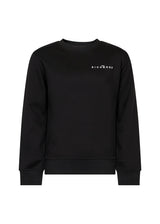 Richmond Junior Felpa girocollo con logo lettering sul petto - Black