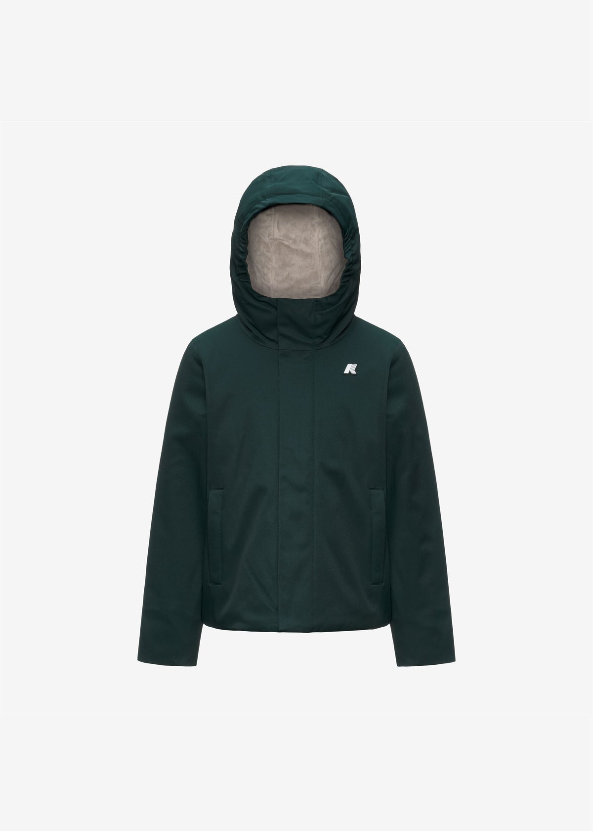 K-Way P. Jacko Twill Marmotta Green Dk Jungle-grey Goat