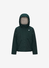 K-Way P. Jacko Twill Marmotta Green Dk Jungle-grey Goat