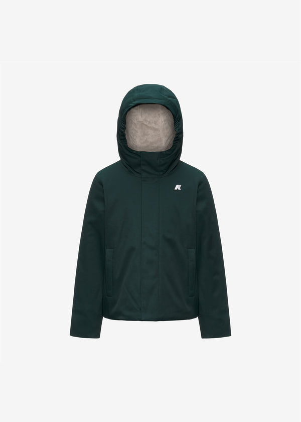 K-Way P. Jacko Twill Marmotta Green Dk Jungle-grey Goat