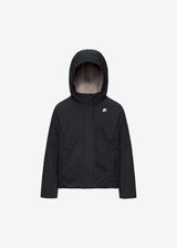 K-Way P. Lily Twill Soft Beaver Black Pure-grey Warm