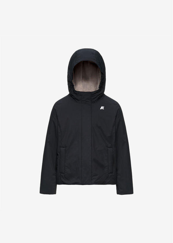K-Way P. Lily Twill Soft Beaver Black Pure-grey Warm