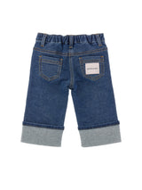 Jeans Monnalisa fiori ricamati