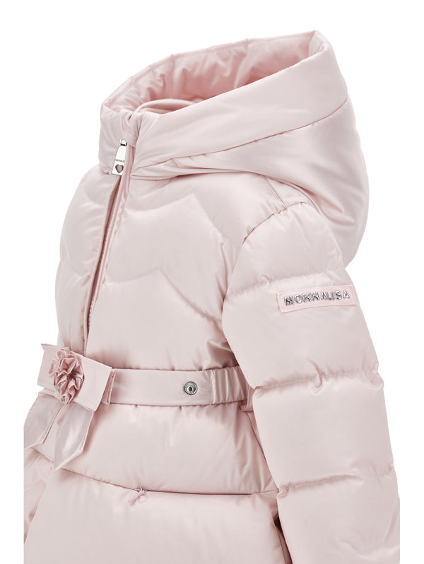 Piumino con fiocco Monnalisa