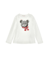 T-shirt Orsetto Paillettes