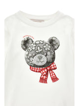 T-shirt Orsetto Paillettes