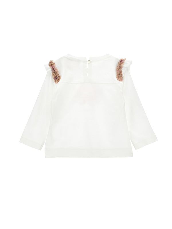 T-shirt Monnalisa con fiore