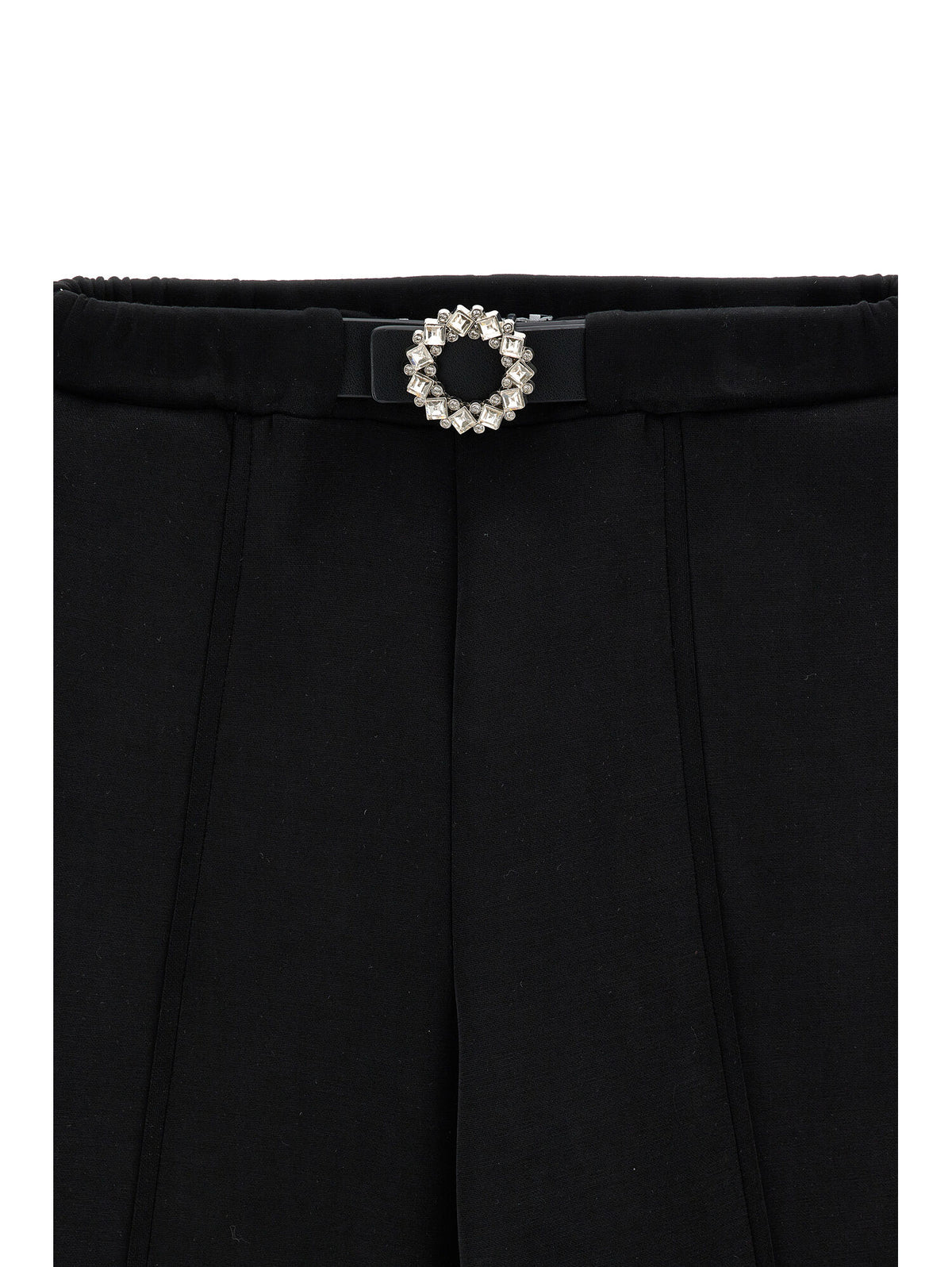 Pantaloni con Cintura Strass