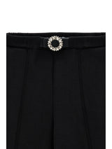 Pantaloni con Cintura Strass