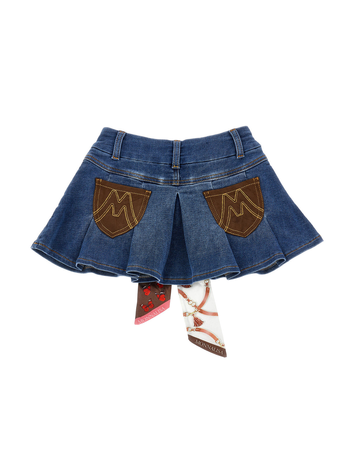 Minigonna Selleria Denim Fiocco