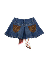 Minigonna Selleria Denim Fiocco
