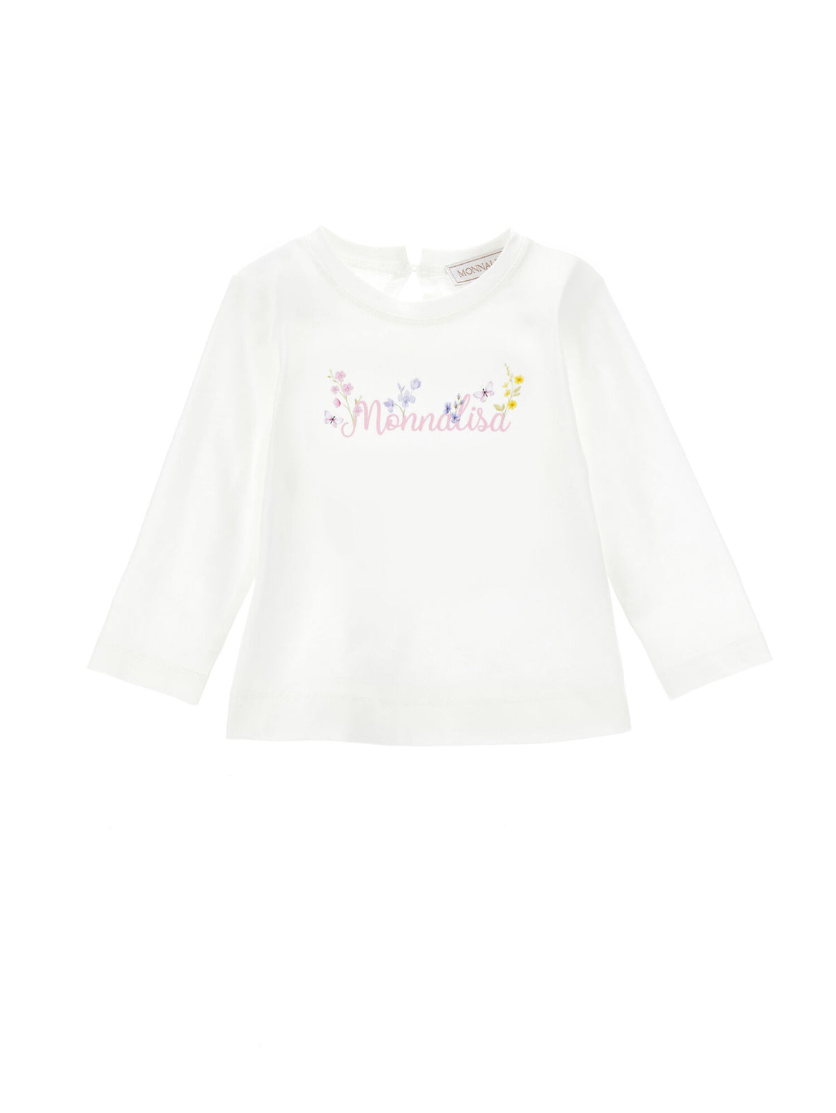 T-shirt Monnalisa floral logo