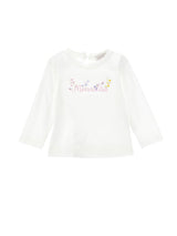 T-shirt Monnalisa floral logo