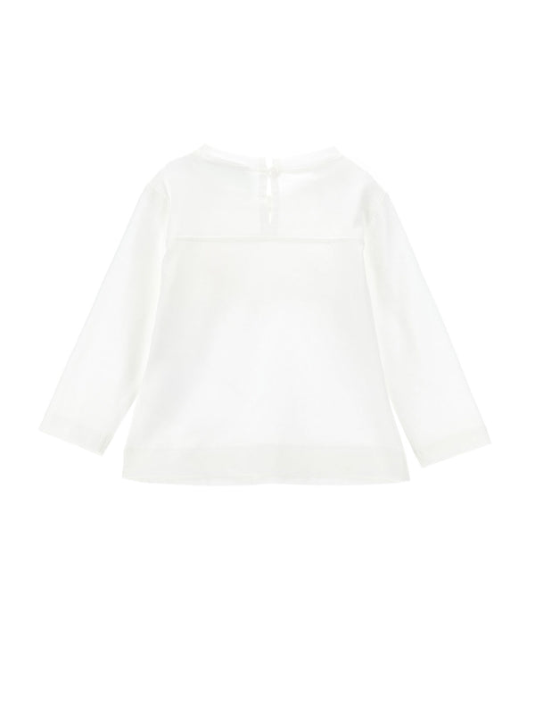 T-shirt Monnalisa floral logo