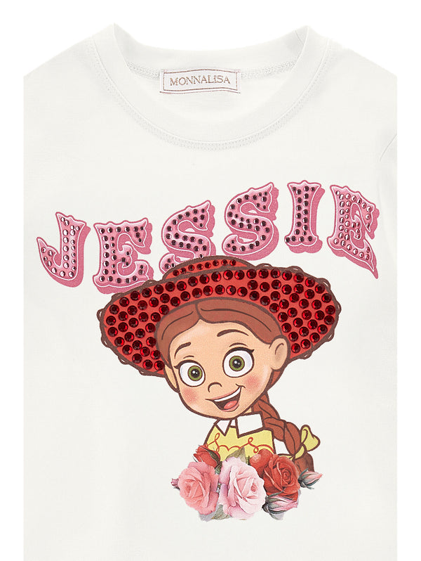 T-shirt Jessie strass Monnalisa