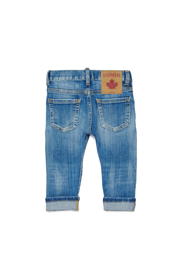 Jeans slim lavaggio blu chiaro