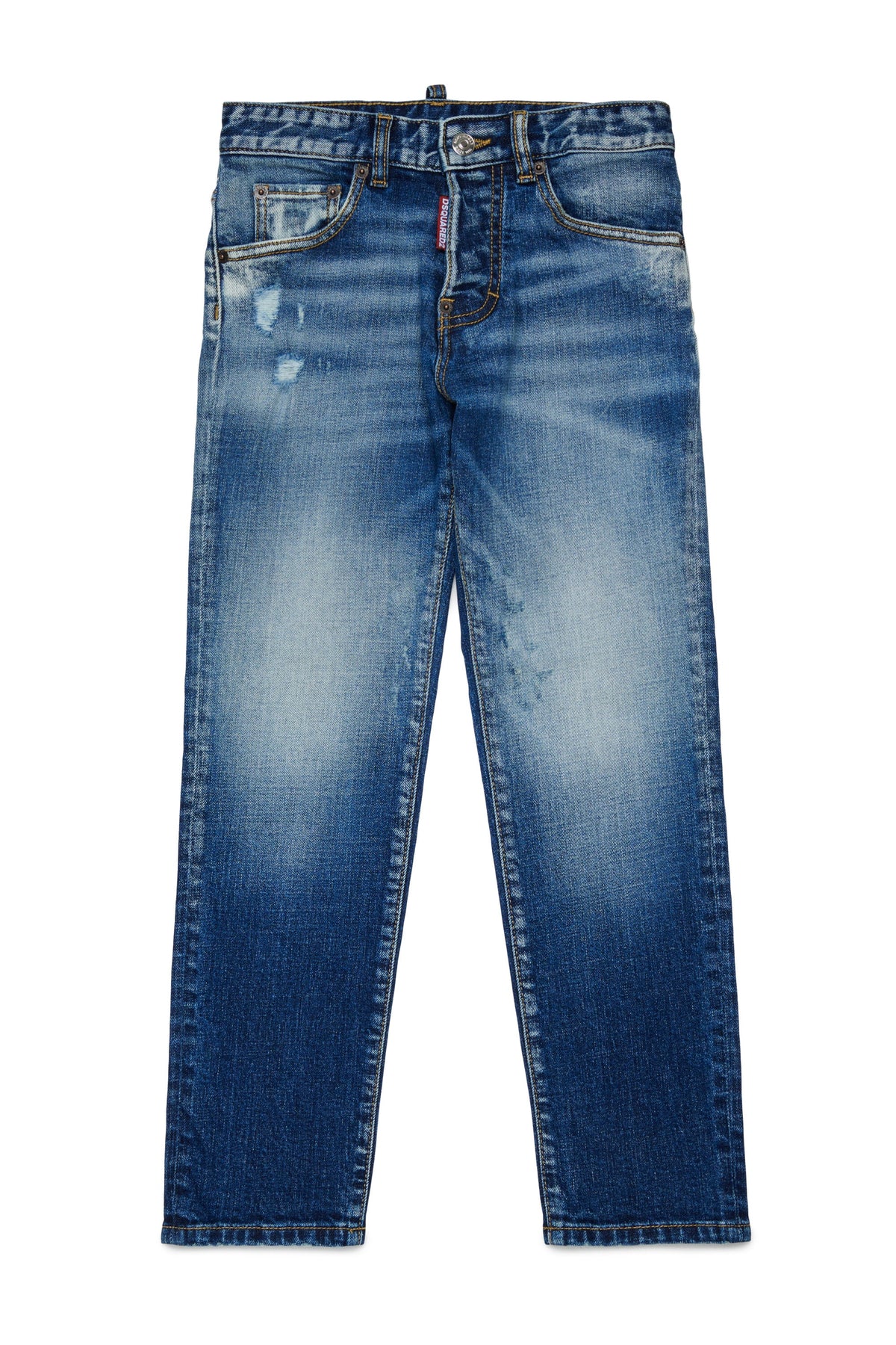 Jeans straight blu chiaro con fondo regolare - Stanislav