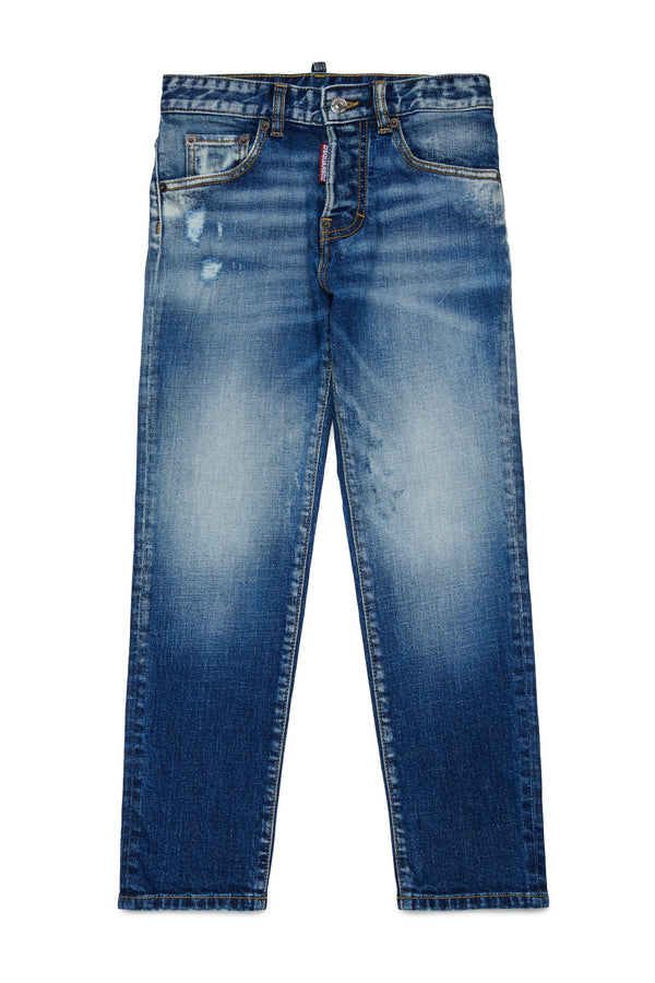 Jeans straight blu chiaro con fondo regolare - Stanislav