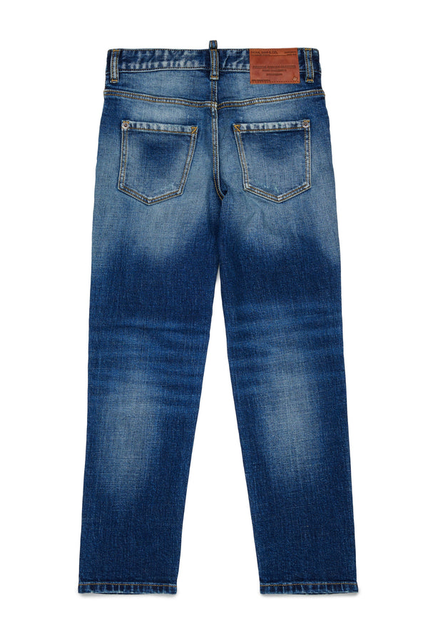 Jeans straight blu chiaro con fondo regolare - Stanislav