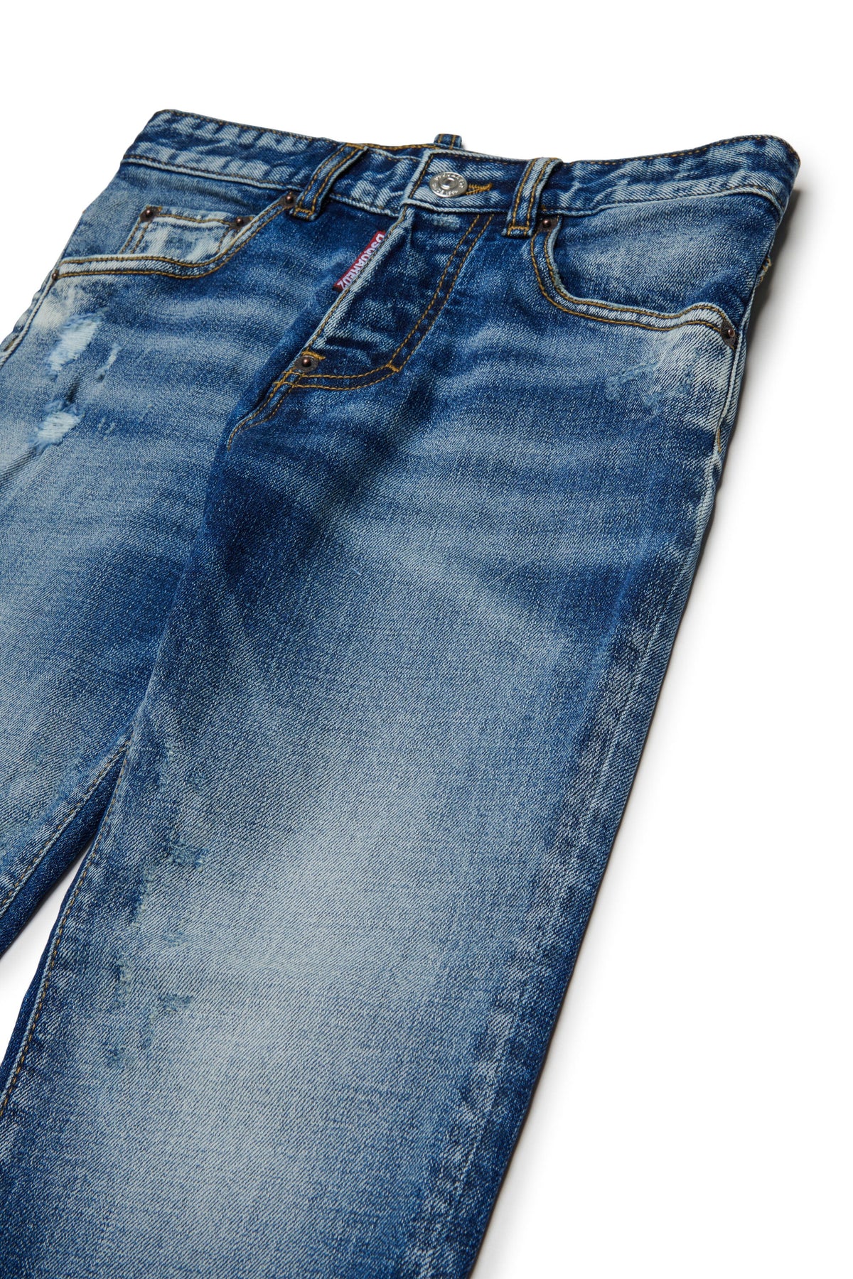 Jeans straight blu chiaro con fondo regolare - Stanislav