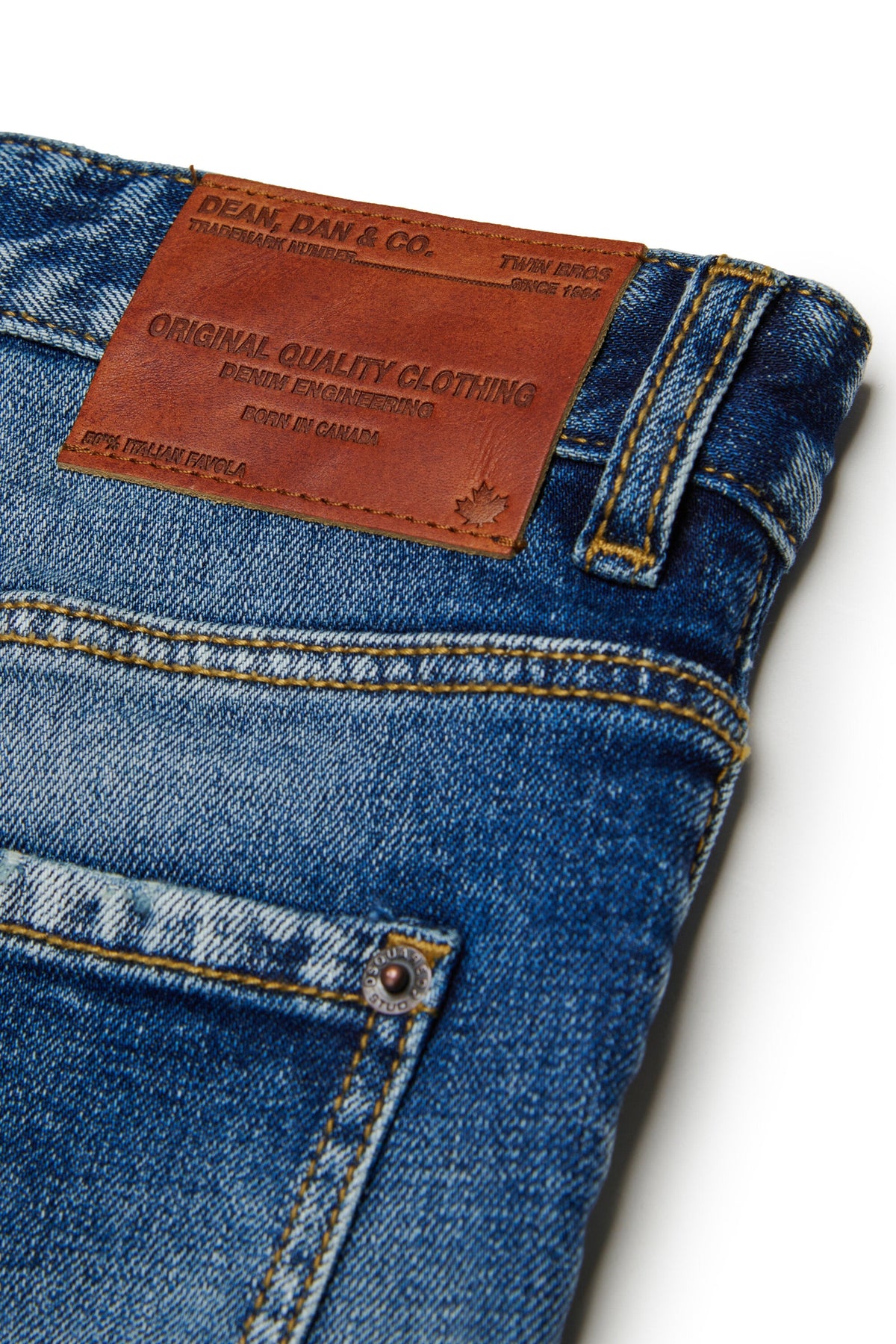 Jeans straight blu chiaro con fondo regolare - Stanislav