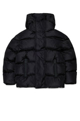 Giacca imbottita corta con cappuccio e logo DSQUARED2