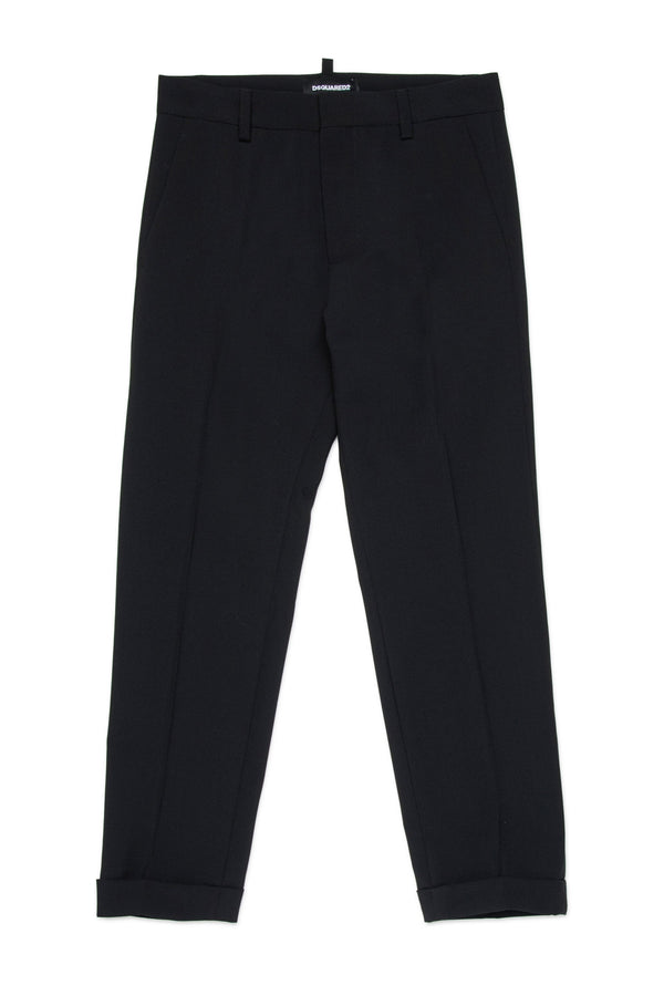 Pantaloni chino in fresco di lana