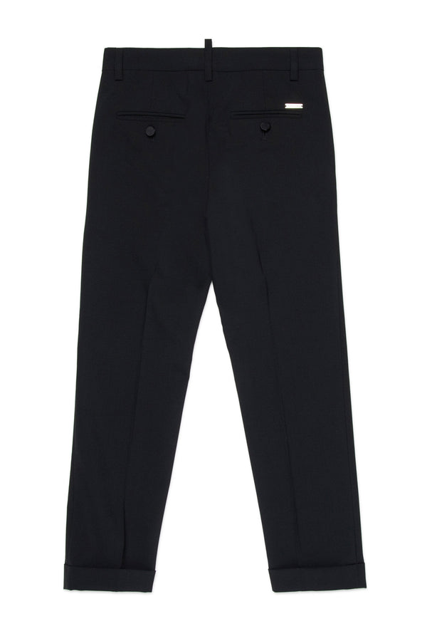 Pantaloni chino in fresco di lana