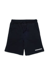 Shorts in felpa con logo