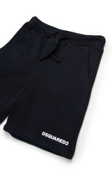 Shorts in felpa con logo