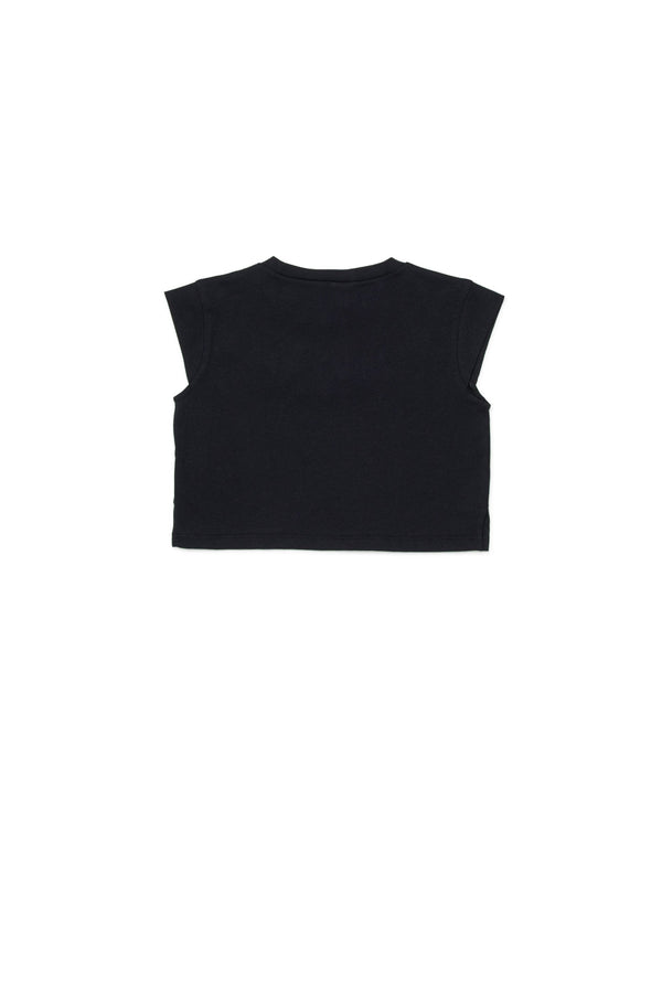 T-shirt senza maniche con logo