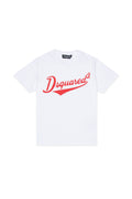 T-shirt girocollo con logo stampato