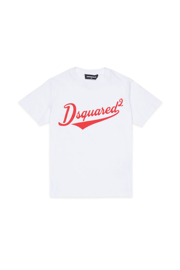 T-shirt girocollo con logo stampato