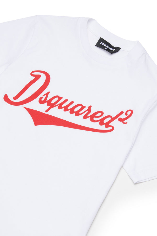 T-shirt girocollo con logo stampato