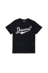 T-shirt girocollo con logo stampato