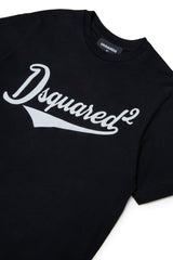 T-shirt girocollo con logo stampato