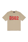 T-shirt con logo DSQ2 stampato