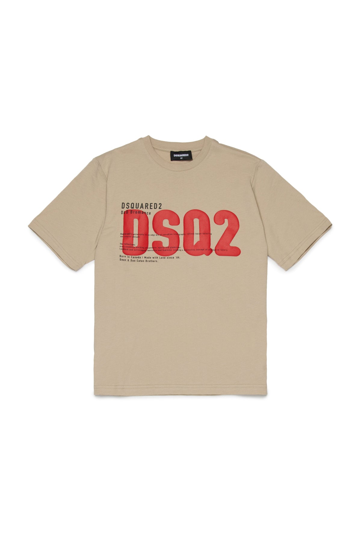 T-shirt con logo DSQ2 stampato