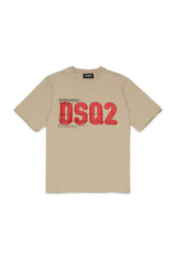 T-shirt con logo DSQ2 stampato