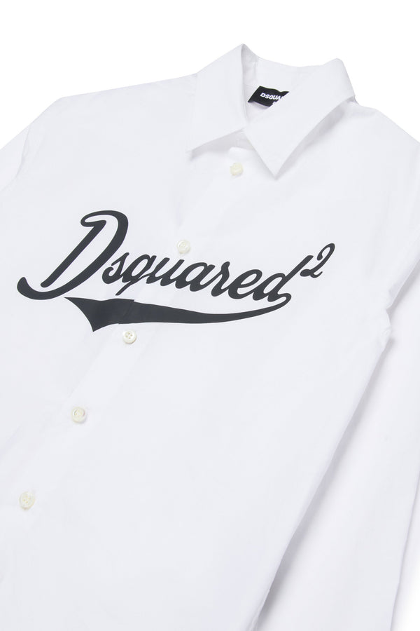 Camicia a maniche lunghe con logo