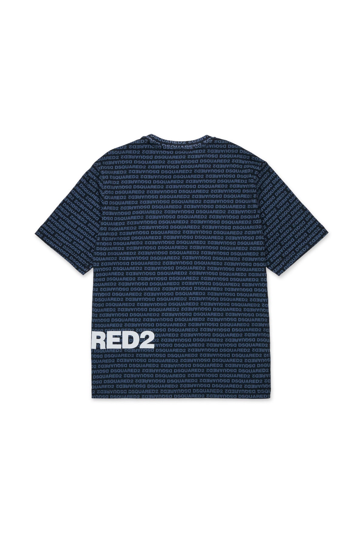T-shirt con logo allover