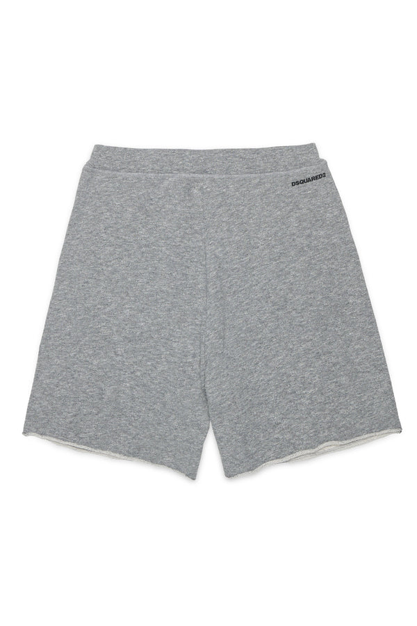 Shorts in felpa con logo