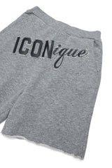 Shorts in felpa con logo