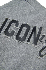 Shorts in felpa con logo