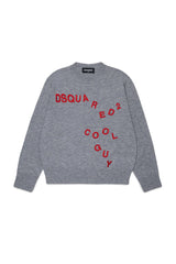 Pullover girocollo con logo