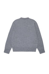 Pullover girocollo con logo