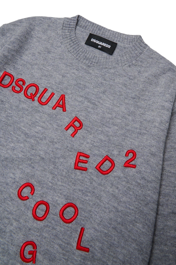 Pullover girocollo con logo