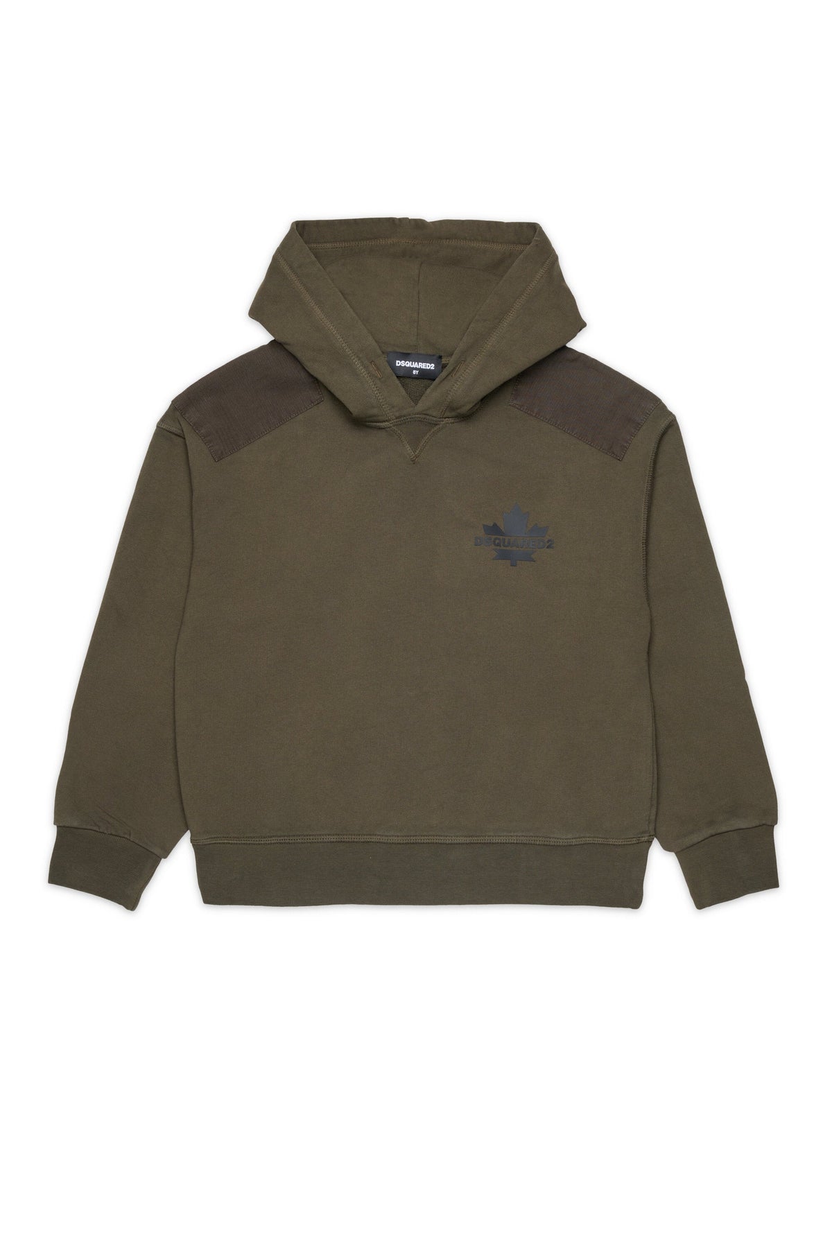 Felpa con cappuccio e logo