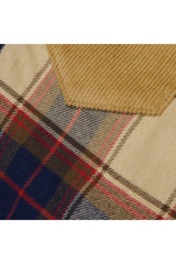 Camicia a quadri con logo