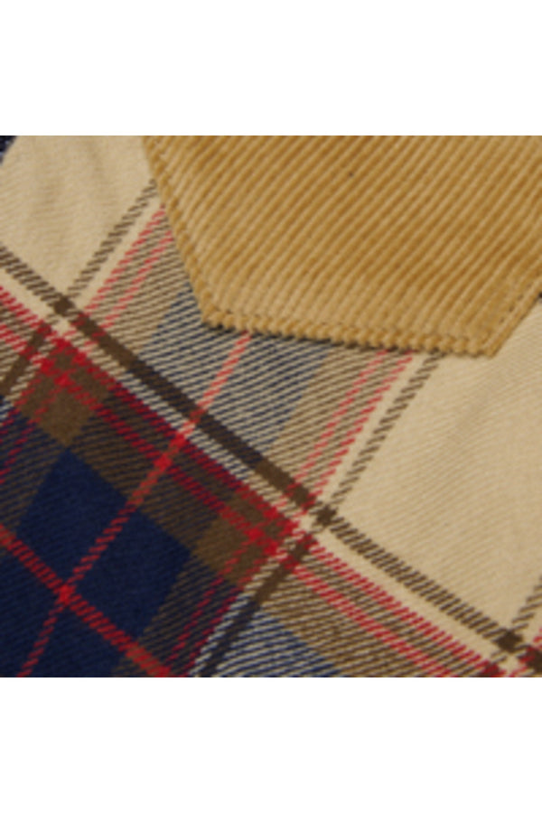 Camicia a quadri con logo